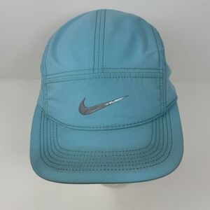 Nike AW84 Dri-Fit Teal 5 Panel Hat Adjustable Strap Back‎ OSFM